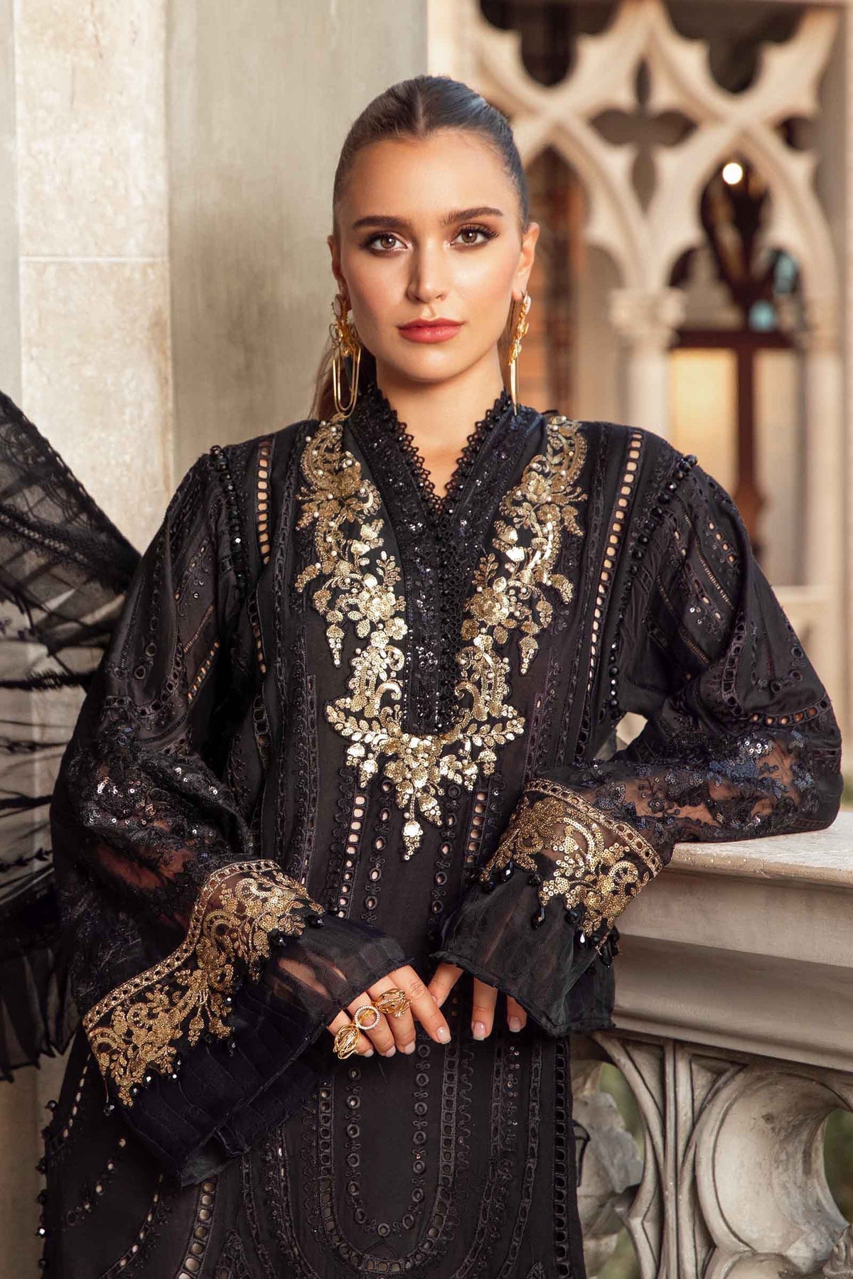 3 PIECE - UNSTITCHED SUIT | EID LAWN-24-03 Maria B