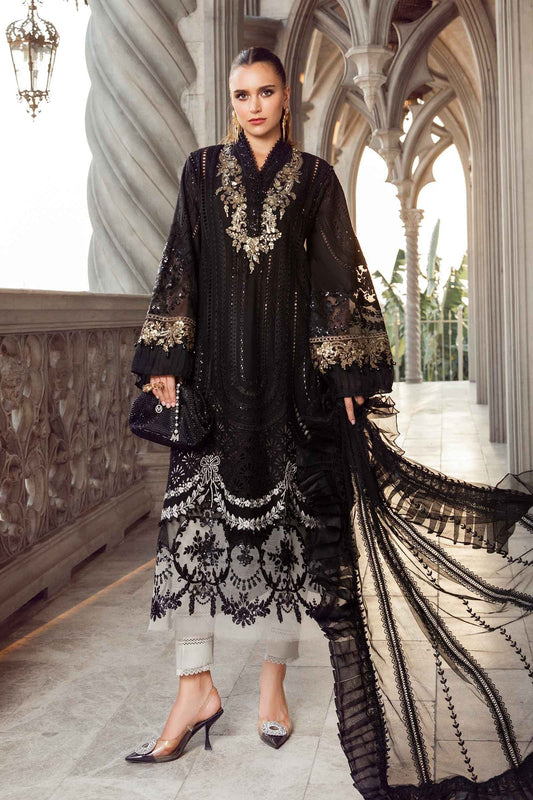 3 PIECE - UNSTITCHED SUIT | EID LAWN-24-03 Maria B