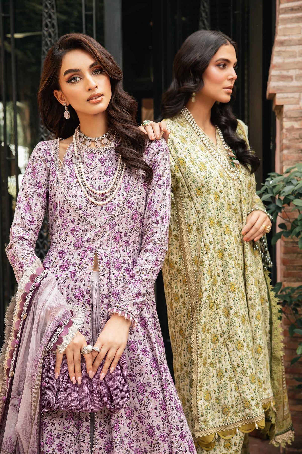 3 Piece Unstitched Printed Suit | MPT-2207-A Maria B