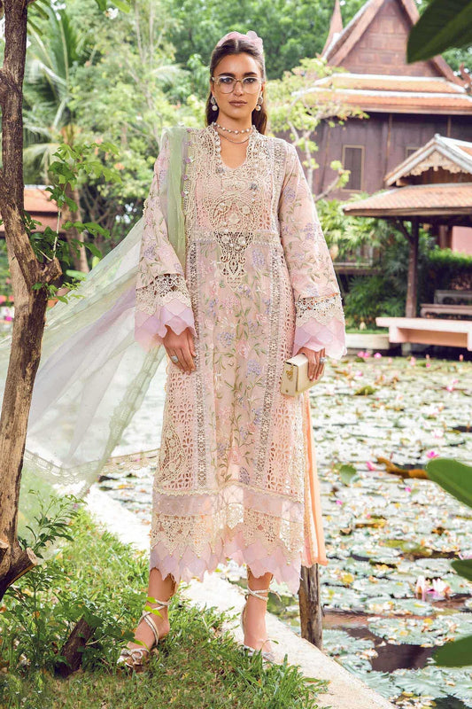 3 PIECE - UNSTITCHED SUIT | EID LAWN-24-07 Maria B