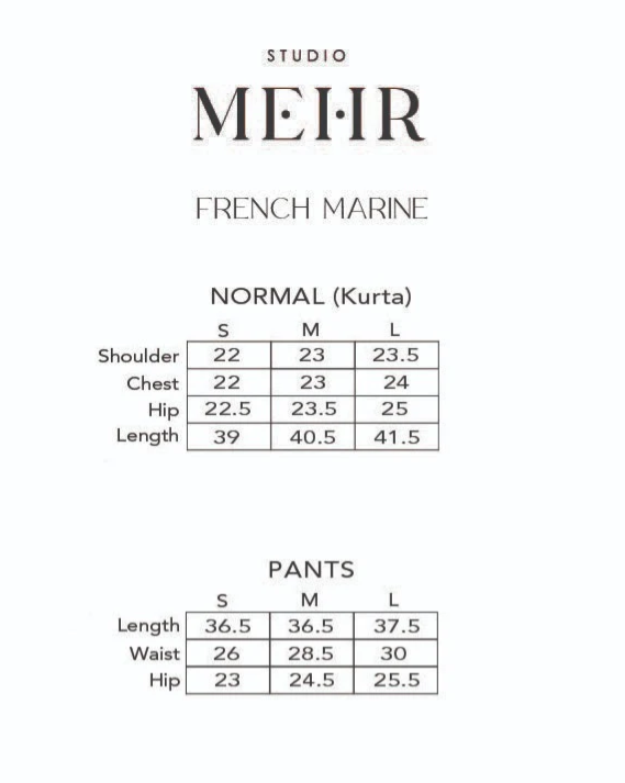 French Marine Matching Set