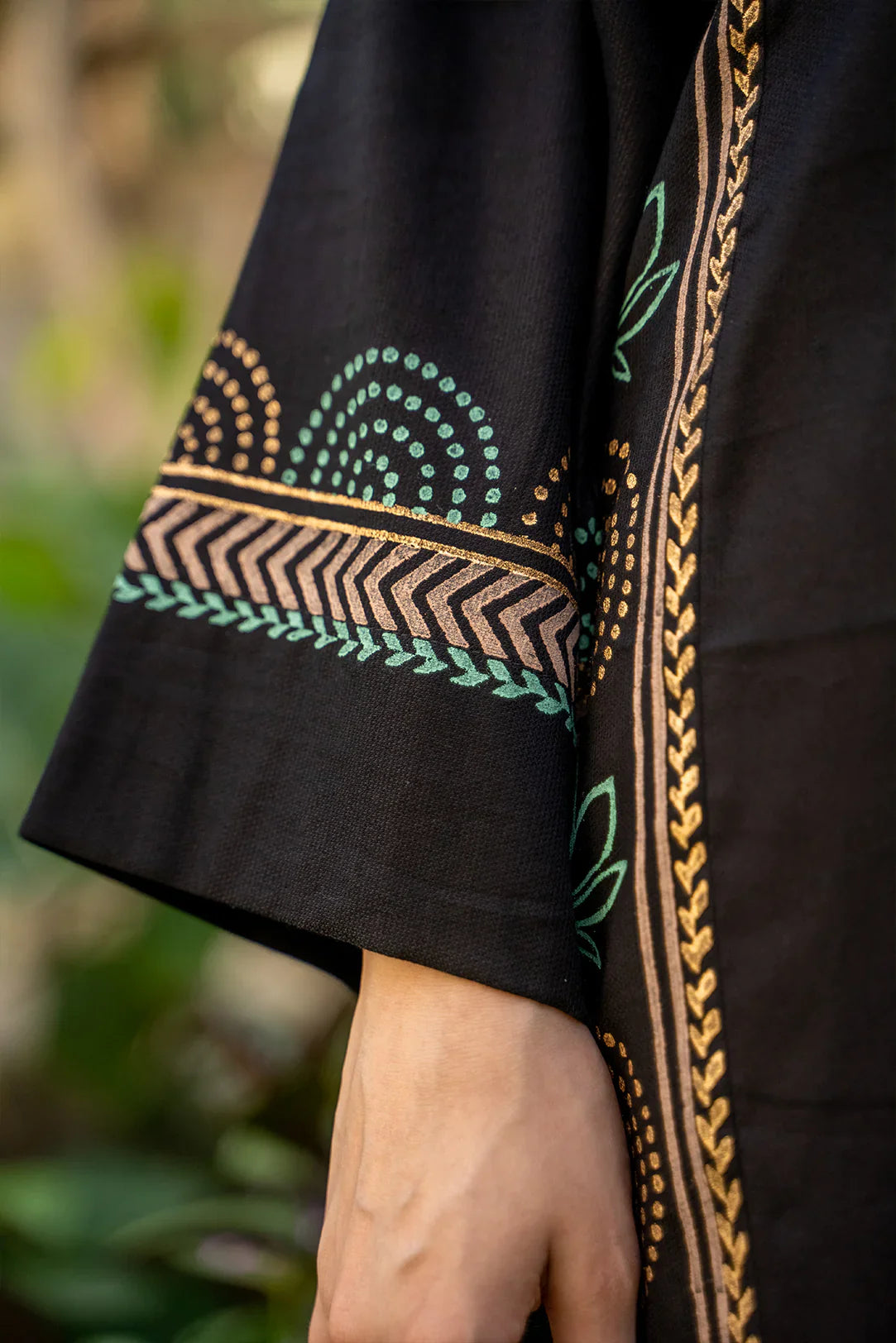 Black Lotus Kurta