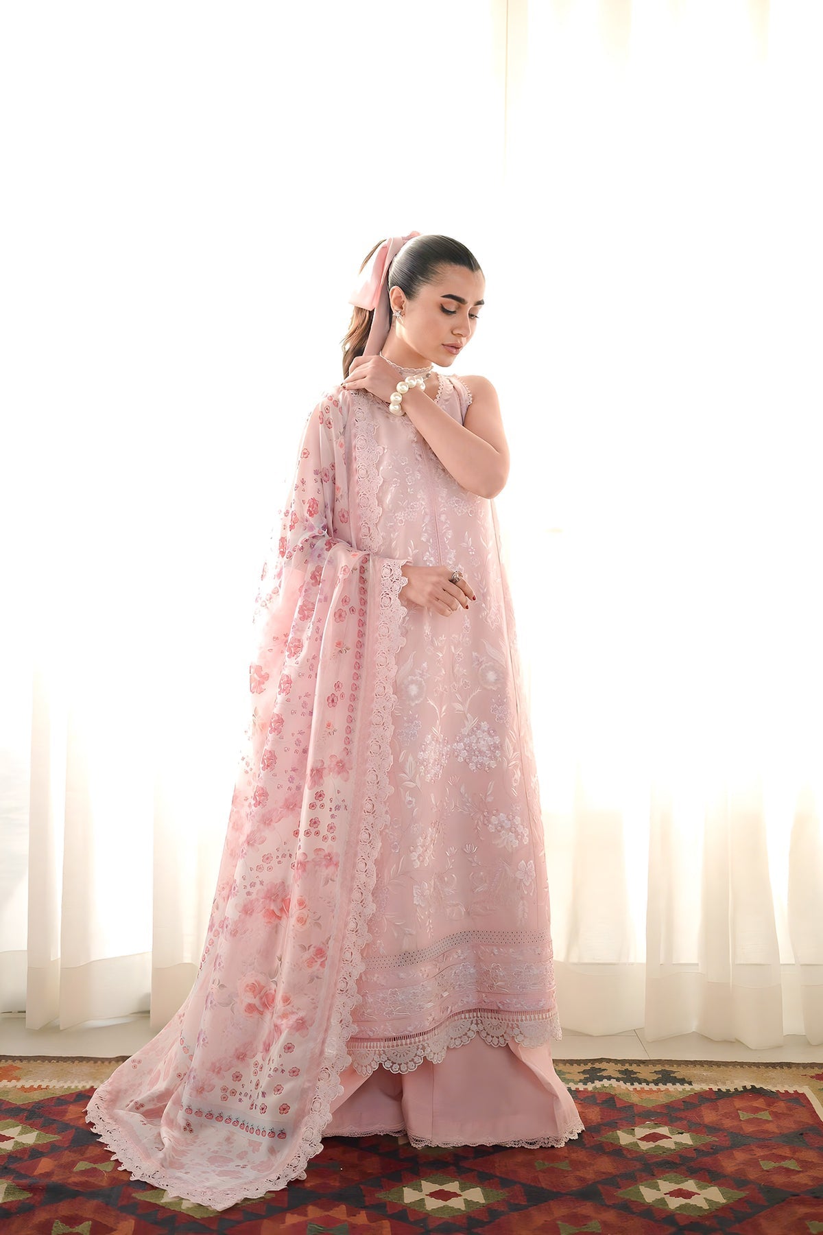 SONA (BLUSH PINK) - LUXURY LAWN X EID 2024 Zaib